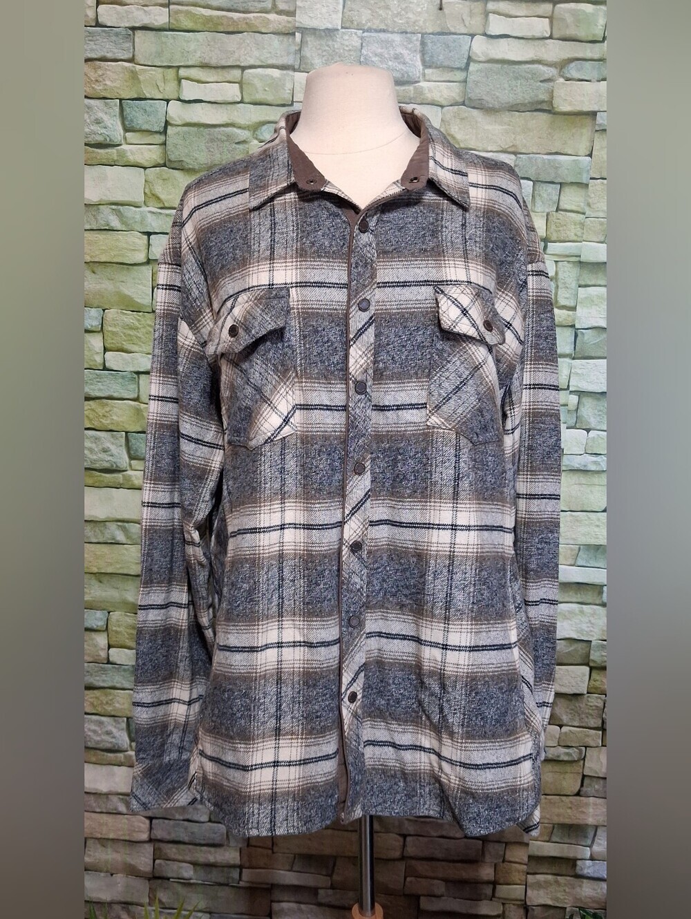 Outpost Makers By Buckle Flannel Athletic Shirt Mens XXL